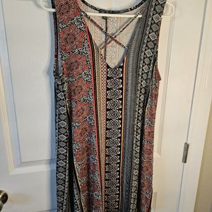 Black and Red Summer Dress